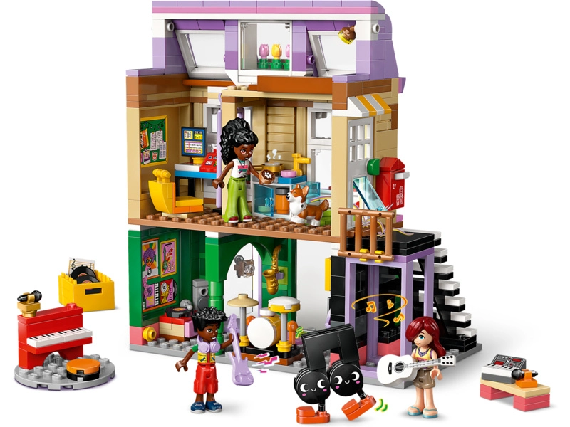 LEGO Friends - Hudobný obchod a byt
