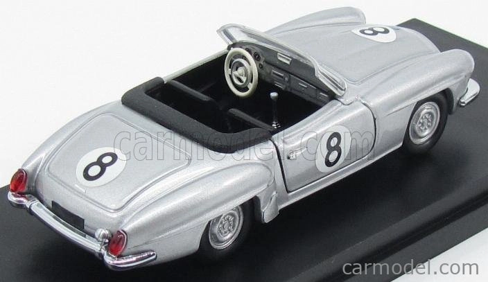 Rio-models Mercedes benz 190sl Spider N 8 Winner Macau Gp 1956 D.steane 1:43 Strieborný