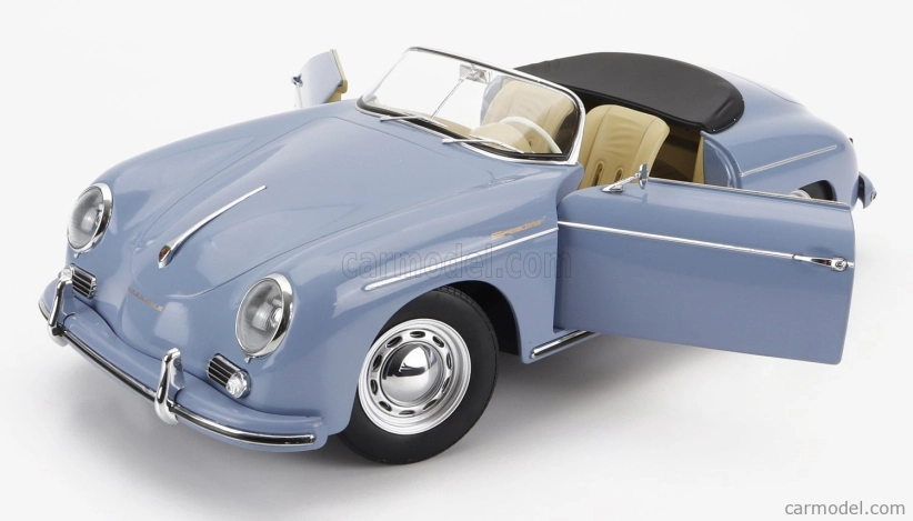 Porsche 356a Speedster 1955 v mierke 1:12, svetlo modrá