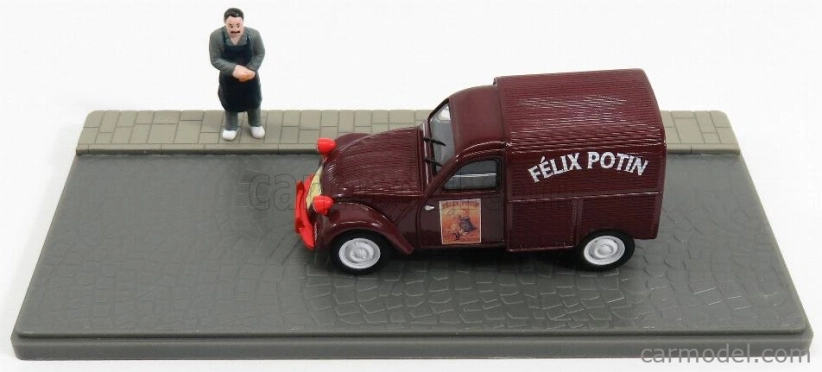 Edicola Citroen 2cv Epicier Felix Potin - Droghiere 1:43 Bordeaux