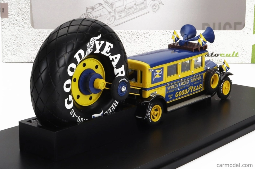Autocult Buick Goodyear Airwheel Promotion Autobus Usa 1929 1:43 Žlutá Modrá