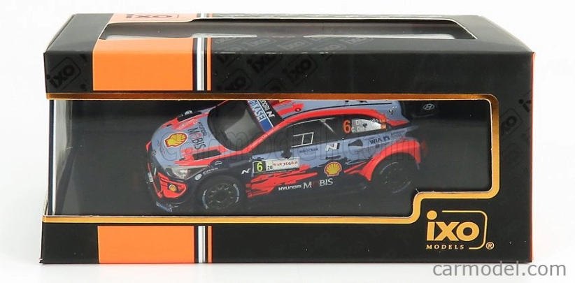 Ixo-models Hyundai I20 Coupe Wrc N 6 Rally Sardegna 2020 D.sordo - C.del Barrio 1:43 Svetlo modrá červená čierna