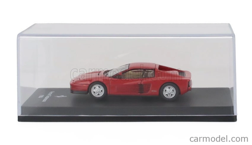 Edicola Ferrari Testarossa 1984 - Con Vetrina - With Showcase 1:64 Red