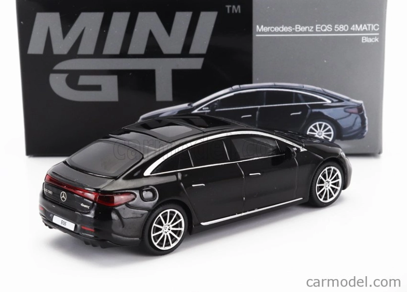 Mini-gt Mercedes benz Eqs 580 4matic Lhd 2022 1:64 Black