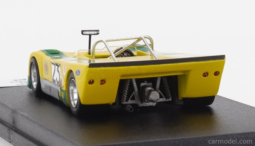 Trofeu Chevron B21 Fvc Cosworth N 23 Rally Vila Real 1972 Paco Josa 1:43 Žlutá Zelená