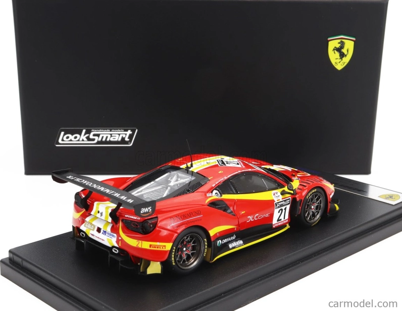 Looksmart Ferrari 488 Gt3 Evo 3.9l Turbo V8 Team Af Corse N 21 1:43 ...