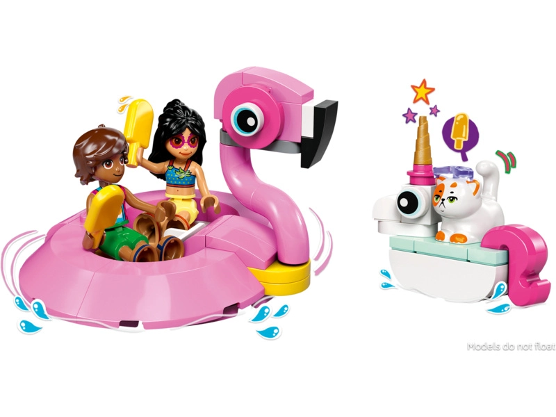 LEGO Friends - Zábava pri bazéne s jednorožcom a plameniakom