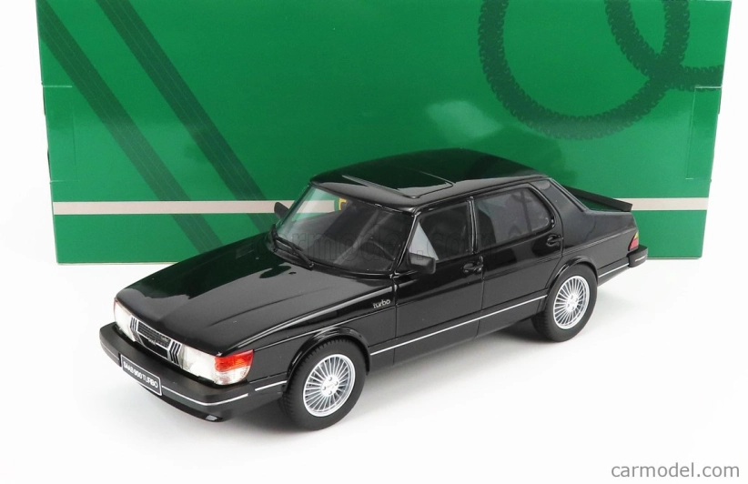 Modely v mierke Cult-scale Saab 900 Turbo 1980 1:18 Black