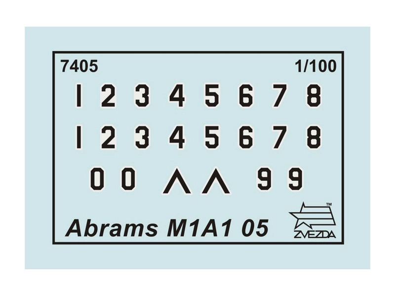 Zvezda Snap Kit – Abrams M1 A1 (1:100)