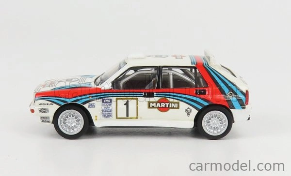 Ricko Lancia Delta Hf Integrale Evoluzione Ii Martini N 1 Rally Montecarlo 1992 1:87 Bílá Modrá Červená