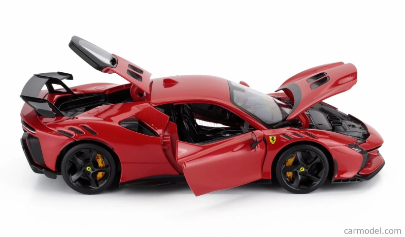 Bburago Ferrari Sf90 Xx Stradale 2024 1:18 Rosso Corsa – červeno-čierna