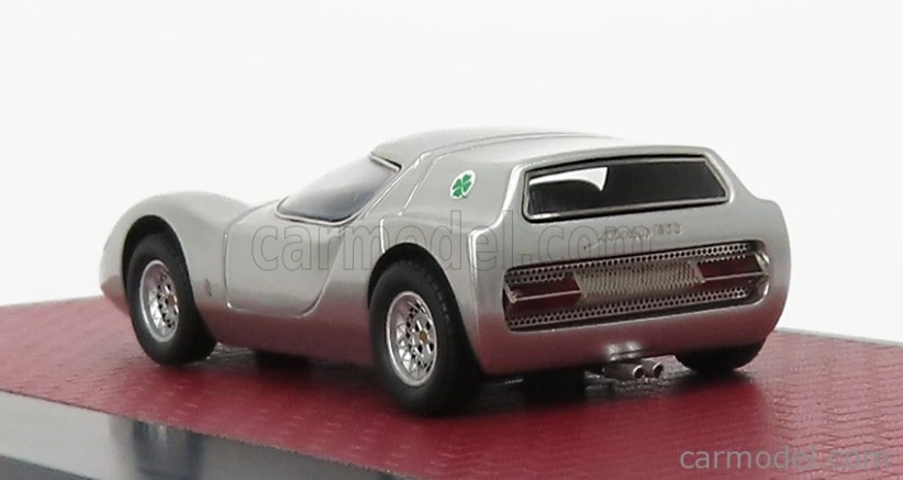 Matrix modely v mierke Alfa romeo Osi Scarabeo 1966 1:43 Silver Met