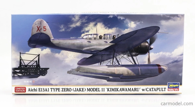 Hasegawa Aichi E13a1 Type Zero Jake Model 11 Military Airplane 1941 1:72 /