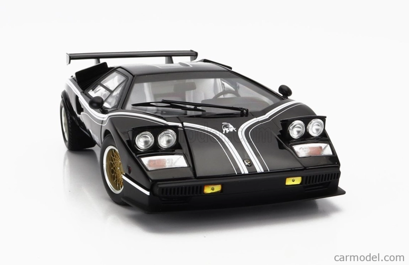 Kyosho Lamborghini Countach Lp500 R Quattrovalvole 1982 1:18 Černá Bílá