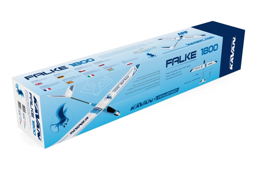 RC letadlo KAVAN Falke 1800mm ARF, modrá