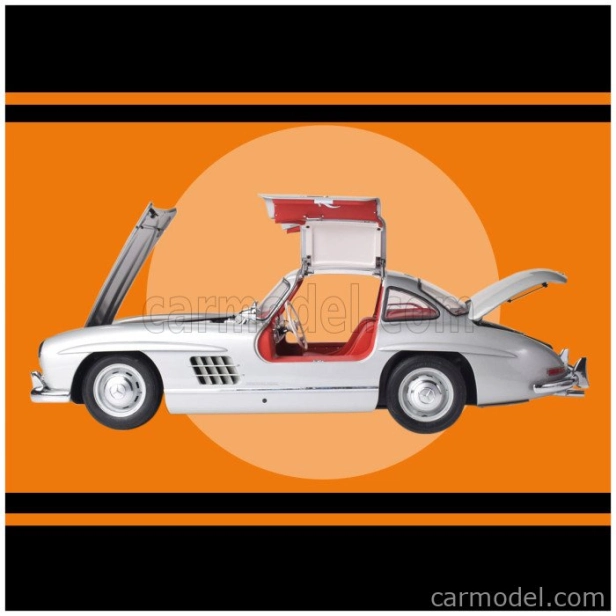 Ixo-models Mercedes benz Sl-class 300sl Coupe (w198) 1954 1:8 Silver