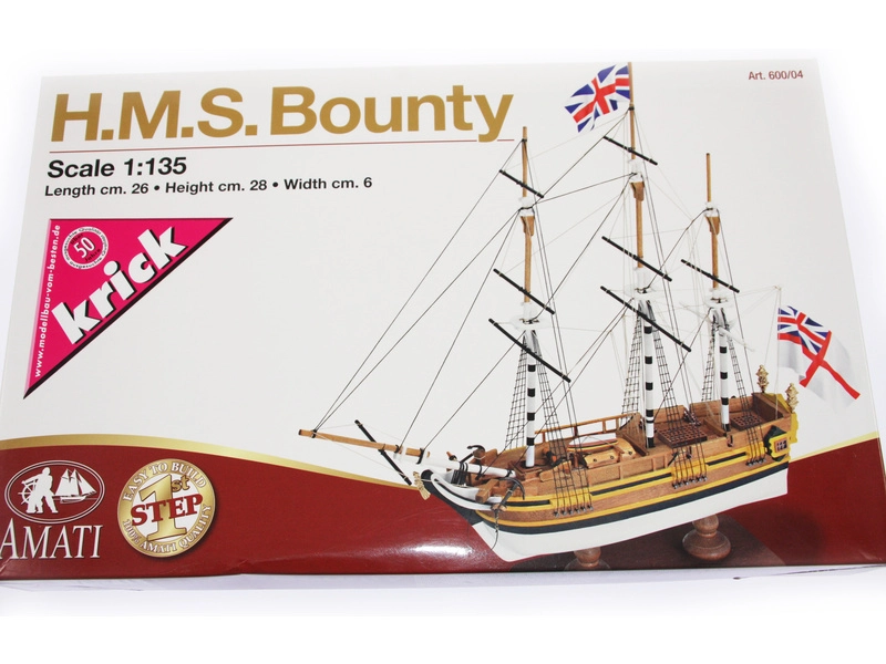 AMATI H.M.S. Bounty 1:135 First step kit