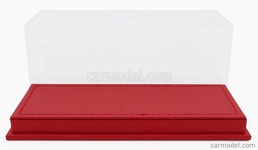 Luxbox Vetrina vitrína Base In Ecopelle Rossa - Syntetická koža Base Red - Lungh.lenght 16.5 Cm X Largh.width 7.4 Cm X Alt.height 6.6 Cm (altezza Interna Cm 5.1) 1:43 Red