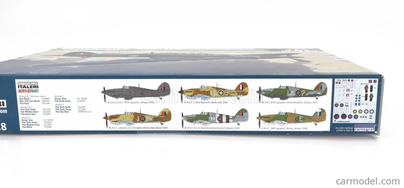 Italeri Hawker Hurricane Mkiic Military Airplane 1941 1:48 /