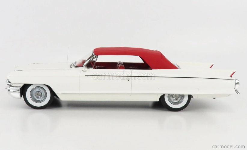 Mitica Cadillac Eldorado Biarritz Convertible Closed 1962 1:18 Bílé Bordeaux