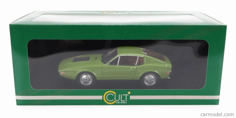 Modely v mierke Cult-scale Saab Sonnet Iii Coupe 1972 1:18 Zelená
