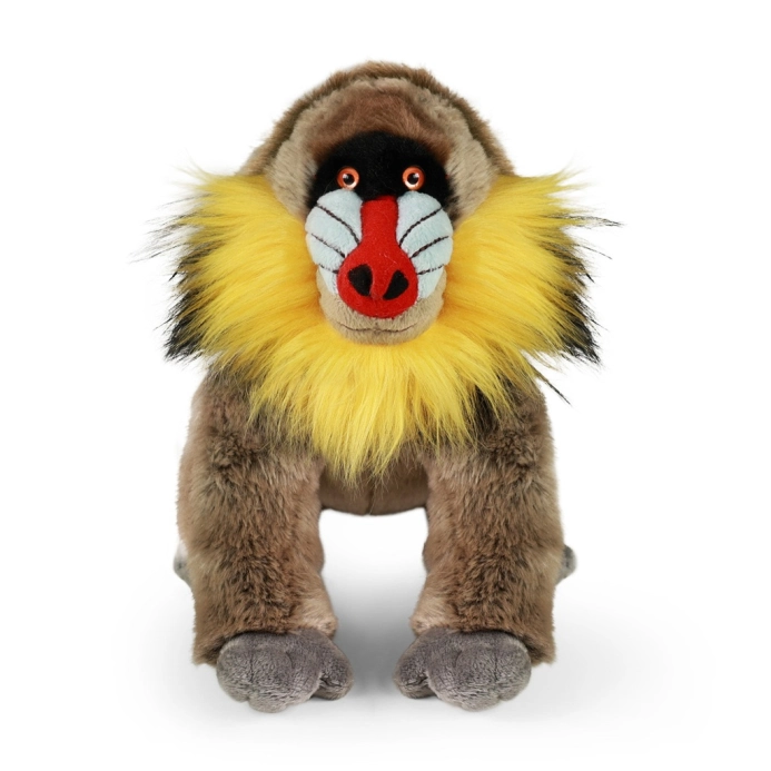 Rappa Plyšová opica mandril 28 cm ECO-FRIENDLY
