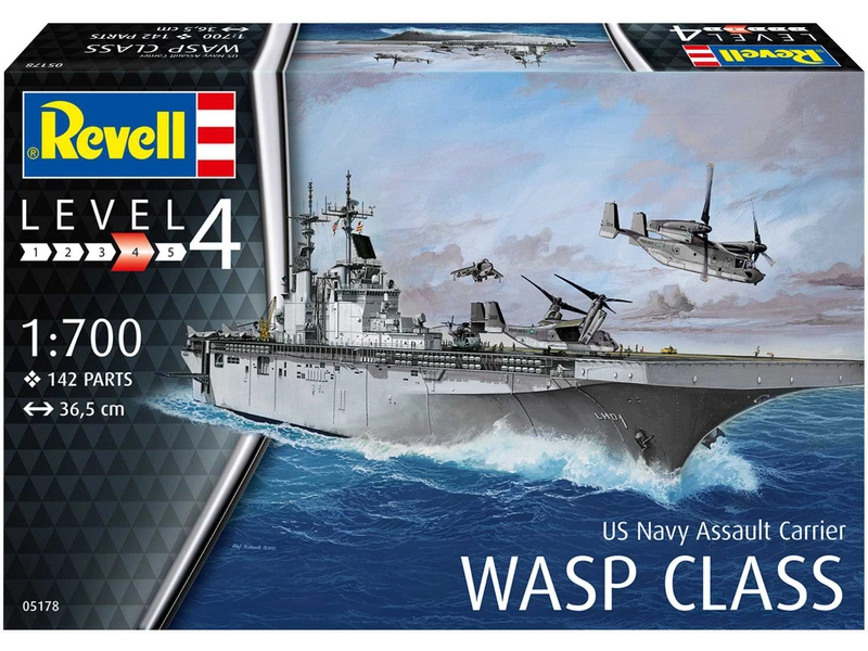 Revell USS WASP CLASS Assault Carrier (1:700)