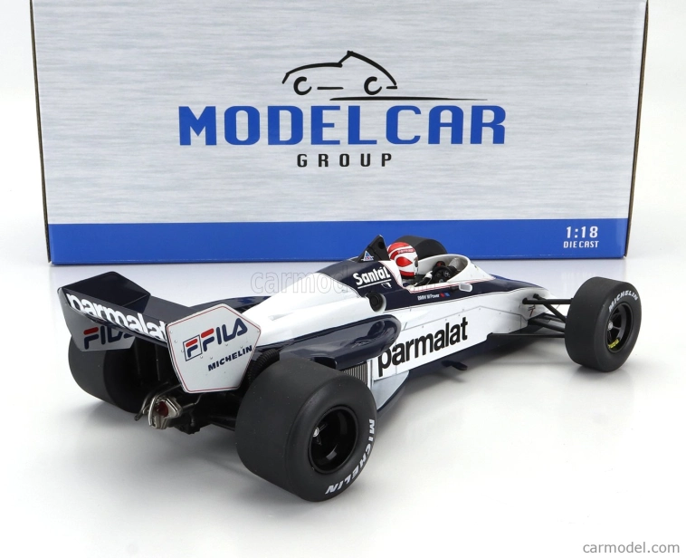 Mcg Brabham F1  Bt52 N 5 World Champion Winner Brazilian Gp 1983 Nelson Piquet 1:18 Bílá Modrá