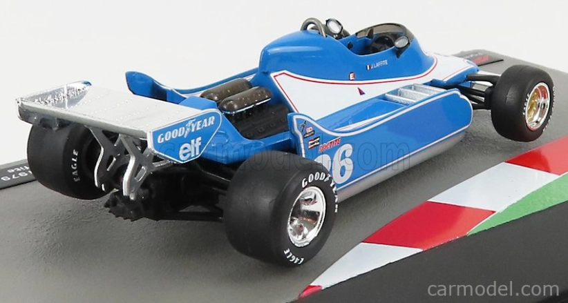 Edicola Ligier F1 Js11 N 26 Sezóna 1979 Jacques Laffite 1:43 Modrá biela