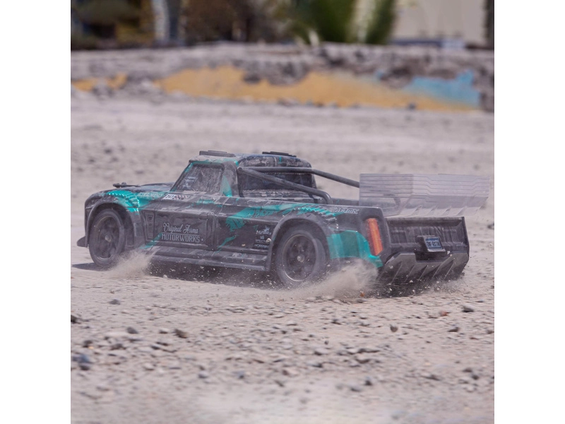 NA DÍLY - RC auto Arrma Infraction 3S BLX 1:8 RTR, tyrkysová