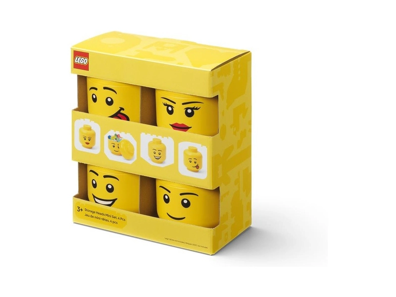 LEGO úložná hlava mini Multi pack 4ks