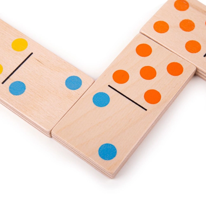Bigjigs Toys Velké dřevěné domino - poškozený obal