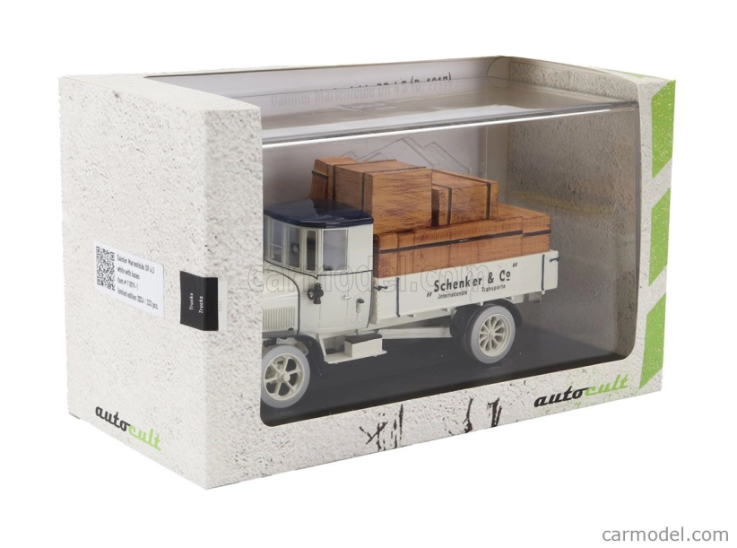 Autocult Daimler Truck Marienfelde Dr 4.5 Nemecko 1917 1:43 Biela hnedá