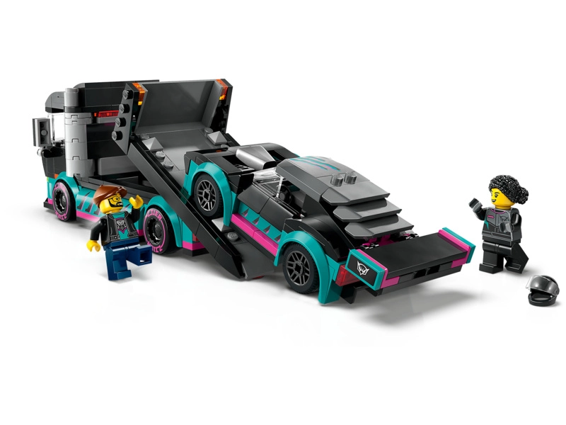 LEGO City - Nákladné auto s pretekárskym autom