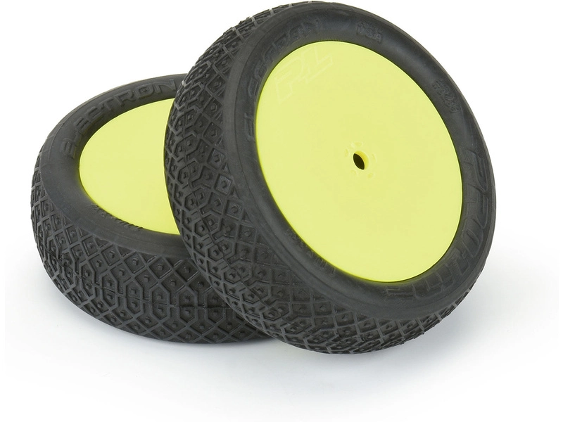 Kolesá Pro-Line 2,2", pneumatiky Electron MC 2WD Buggy, disk Velocity H12 žltý - predné (2)