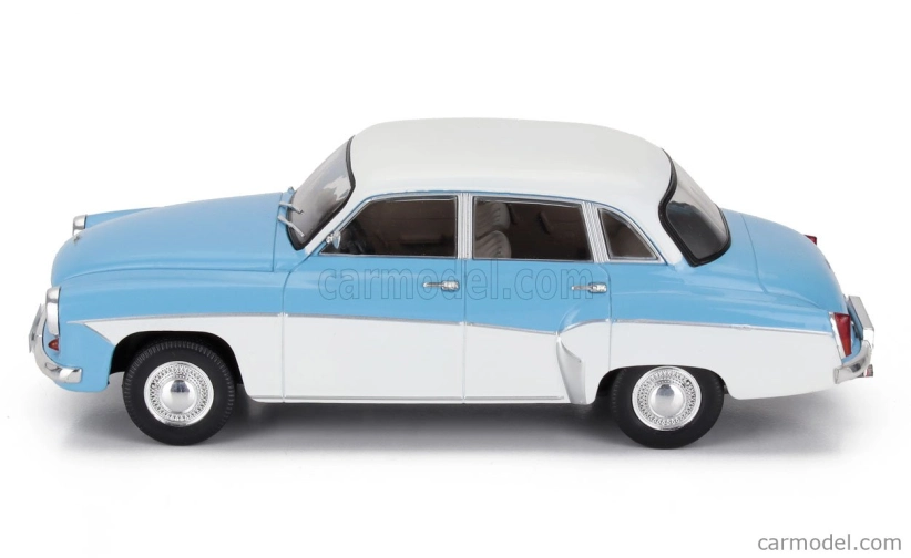 Whitebox Wartburg 312 1965 1:24 Světle Modrá Bílá