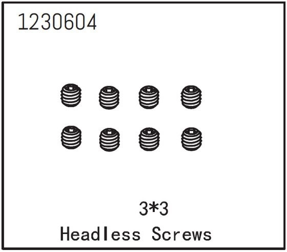 Headless Screw M3*3 (8)