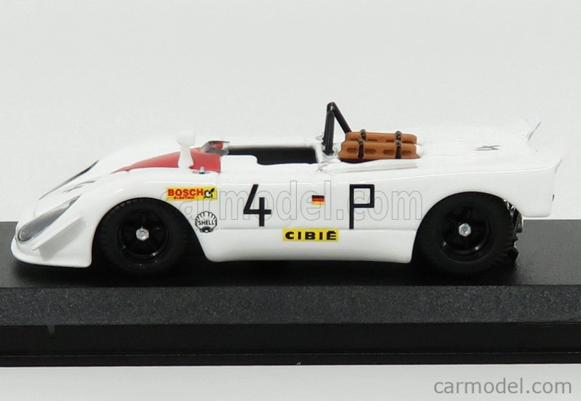 Najlepší model Porsche 908/02 Flunder N 4 2nd 1000km Nurburgring 1969 Stommelen - Herrmann 1:43 White