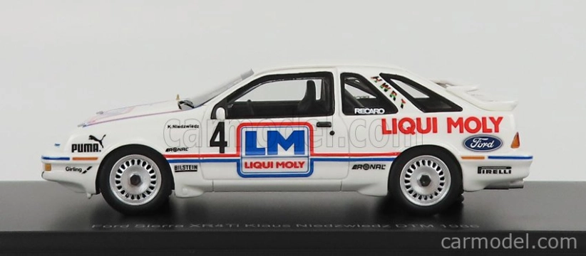 Modely v mierke Neo Ford england Sierra Xr4ti Team Liqui Moly N 4 Dtm Season 1986 K.niedzwedz 1:43 White
