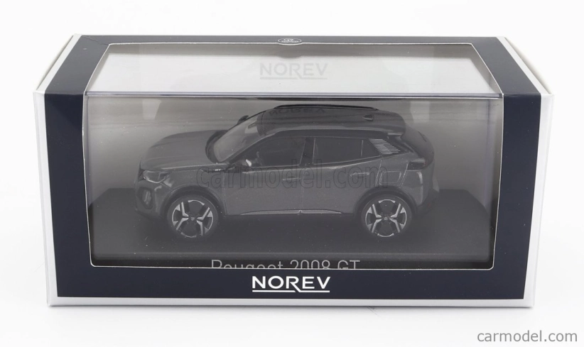 NOREV Peugeot 2008 GT 2024 Selenium Grey – 1:43 – Miniature Collectionneur Adulte Dès 14 Ans