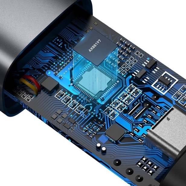 Baseus Steel Cannon USB - LAN, gigabitový sieťový adaptér (sivý)