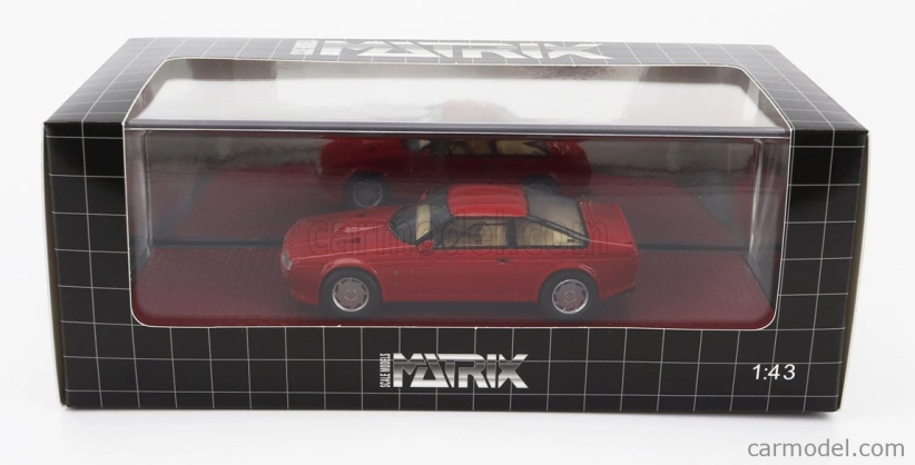 Modely v mierke Matrix Aston martin V8 Zagato 1986 1:43 Červená