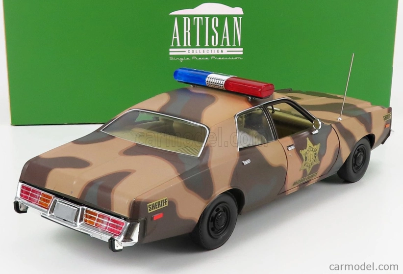 Greenlight Dodge Monaco Hazzard Police Hazzard County 1978 1:18 Camouflage