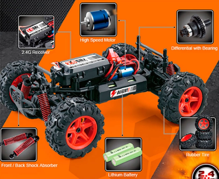 RC čtyřkolka Subotech 1:24