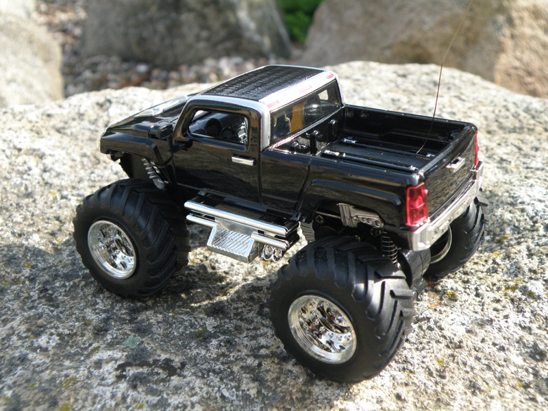 Mini RC Monster Truck, čierna