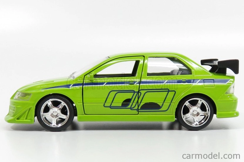 Jada Mitsubishi Brian's Lancer Evolution Vii 2002 - Brian O'conner - Fast & Furious Ii (2003) 1:32 Zelená