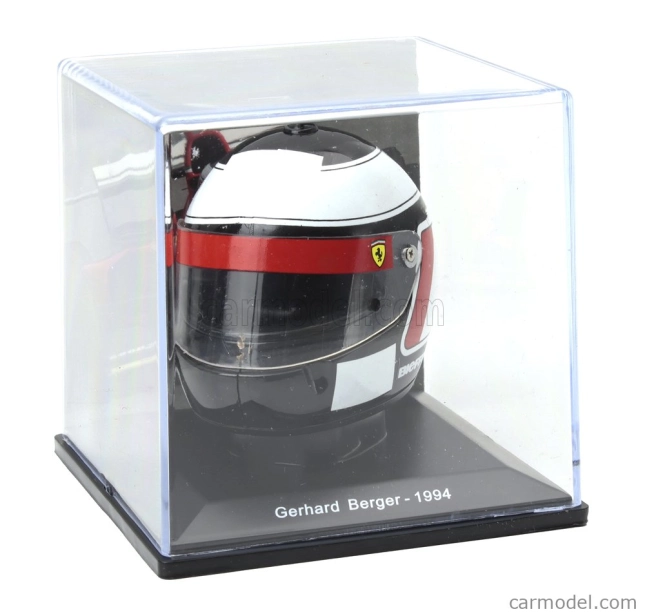 Edicola Helma F1 Casco Helma Gerhard Berger 412 T1b Team Ferrari Sezóna 1994 1:5 Čierna červená biela