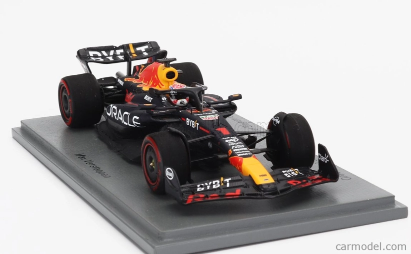 Iskrový model Red bull F1 Rb19 Team Oracle Red Bull Racing N 1 Majster sveta Víťaz Belgicko Gp 2023 Max Verstappen 1:43 Matt Blue