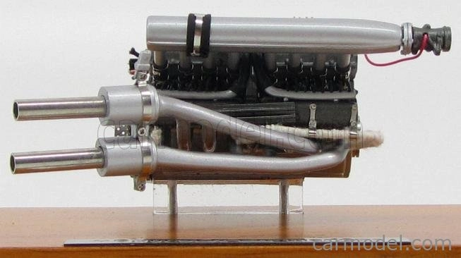 Cmc Mercedes benz Motore - Motor Mercedes 300sl 1955 - S vitrínou - Con Vetrina 1:18 Silver