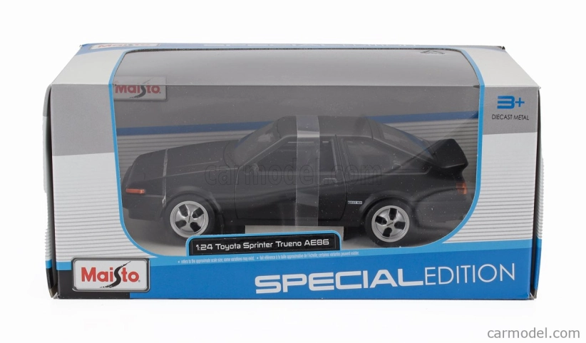 Maisto Toyota Sprinter Trueno Ae86 1979 1:24 Black